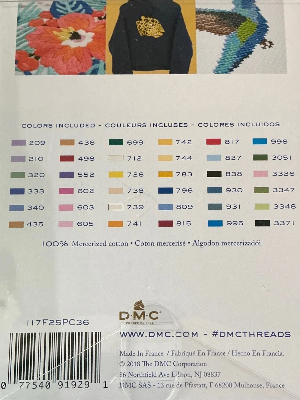 DMC Embroidery Floss Collection - Assorted Blue, Green, Pink, Red, Brown - Picture 4 of 9